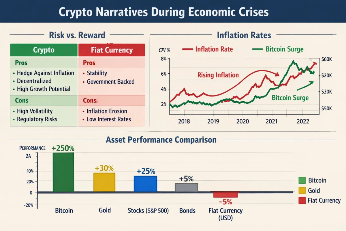 Common Crypto Narratives During Economic Crises (And What They Miss)