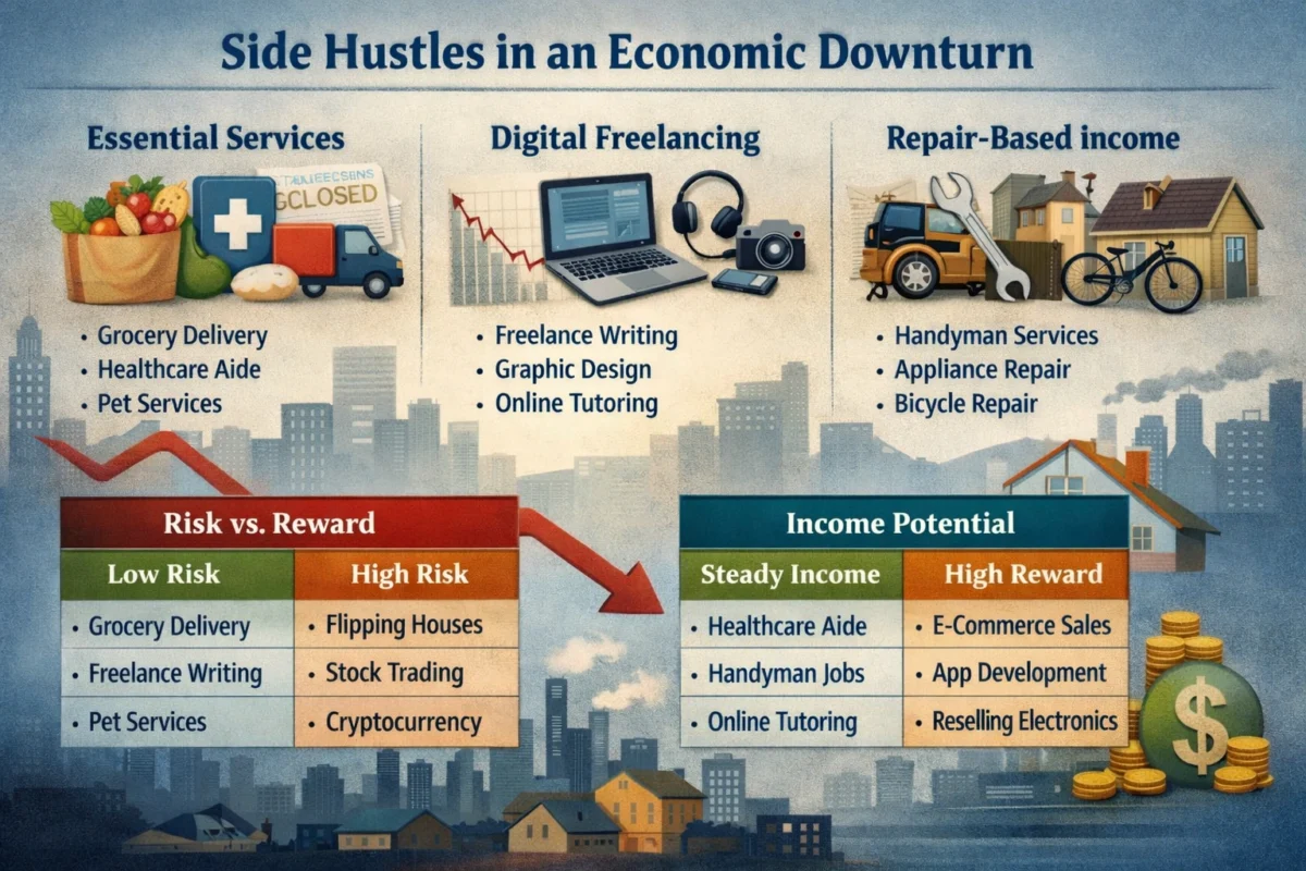 Side Hustles That Benefit From Economic Downturns