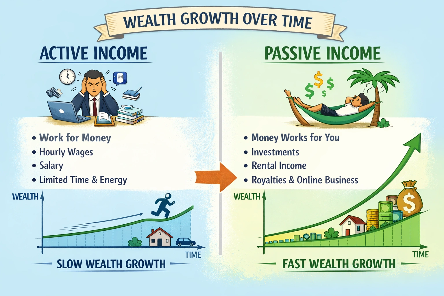 Active vs Passive Income: Which One Should You Focus On First?