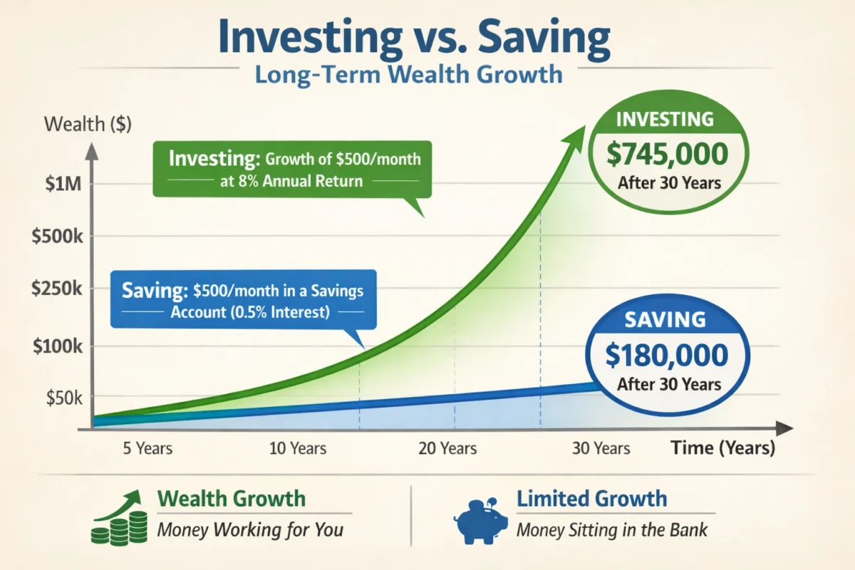 Investing vs Saving: Which One Builds Wealth (and When)?