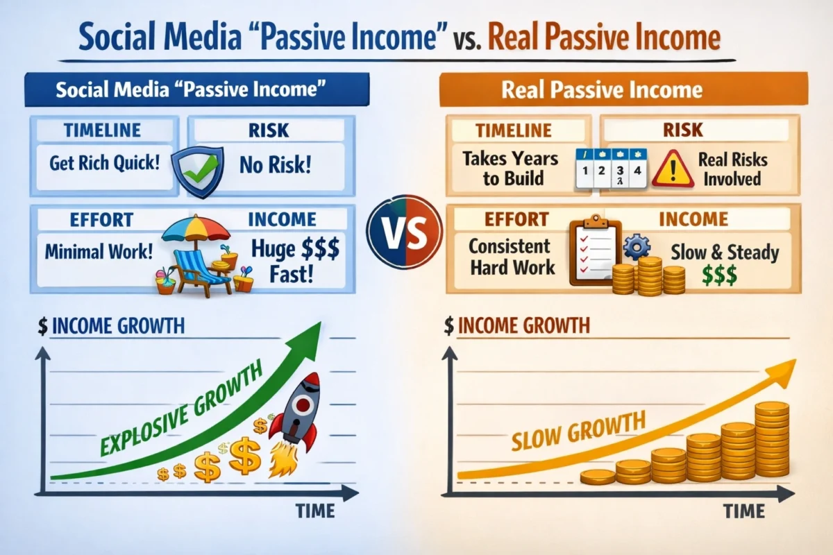 Passive Income Myths Social Media Never Talks About