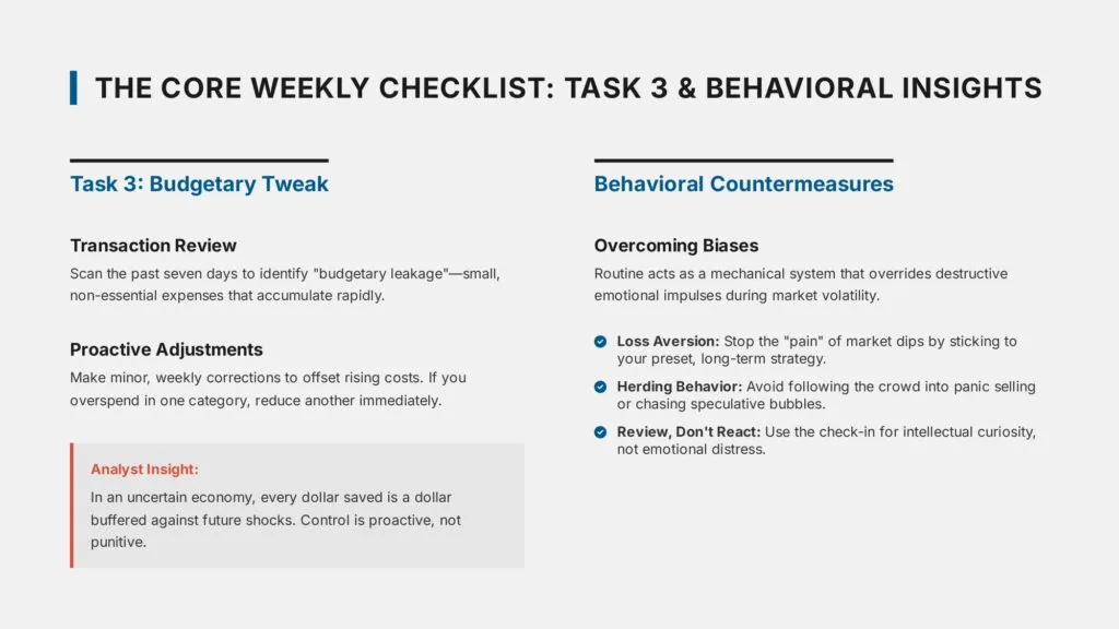 Weekly Personal Finance Checklist for an Uncertain Economy page 0004