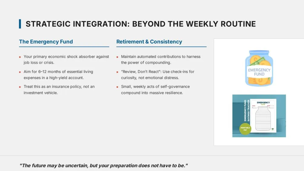 Weekly Personal Finance Checklist for an Uncertain Economy page 0005